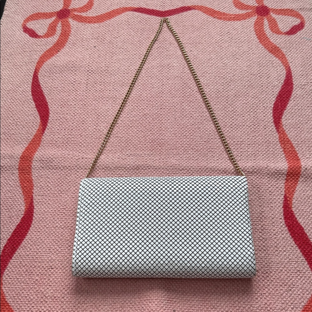 Vintage White Clutch Bag - Picture 3 of 8